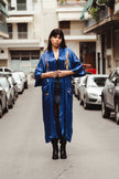 Stunning 100% silk Asian robe with hand embroidery