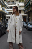 Gorgeous off-white trench coat