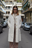 Gorgeous off-white trench coat