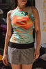 Custo Barcelona Y2K graphic print mini dress
