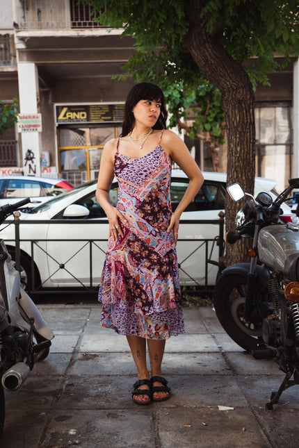 Beautiful patterned midi dress