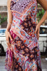 Beautiful patterned midi dress