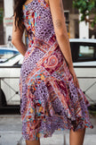 Beautiful patterned midi dress