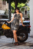 Super cute mesh patterned dress