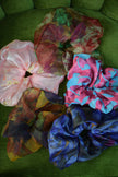 Handmade chiffon scrunchies (large)