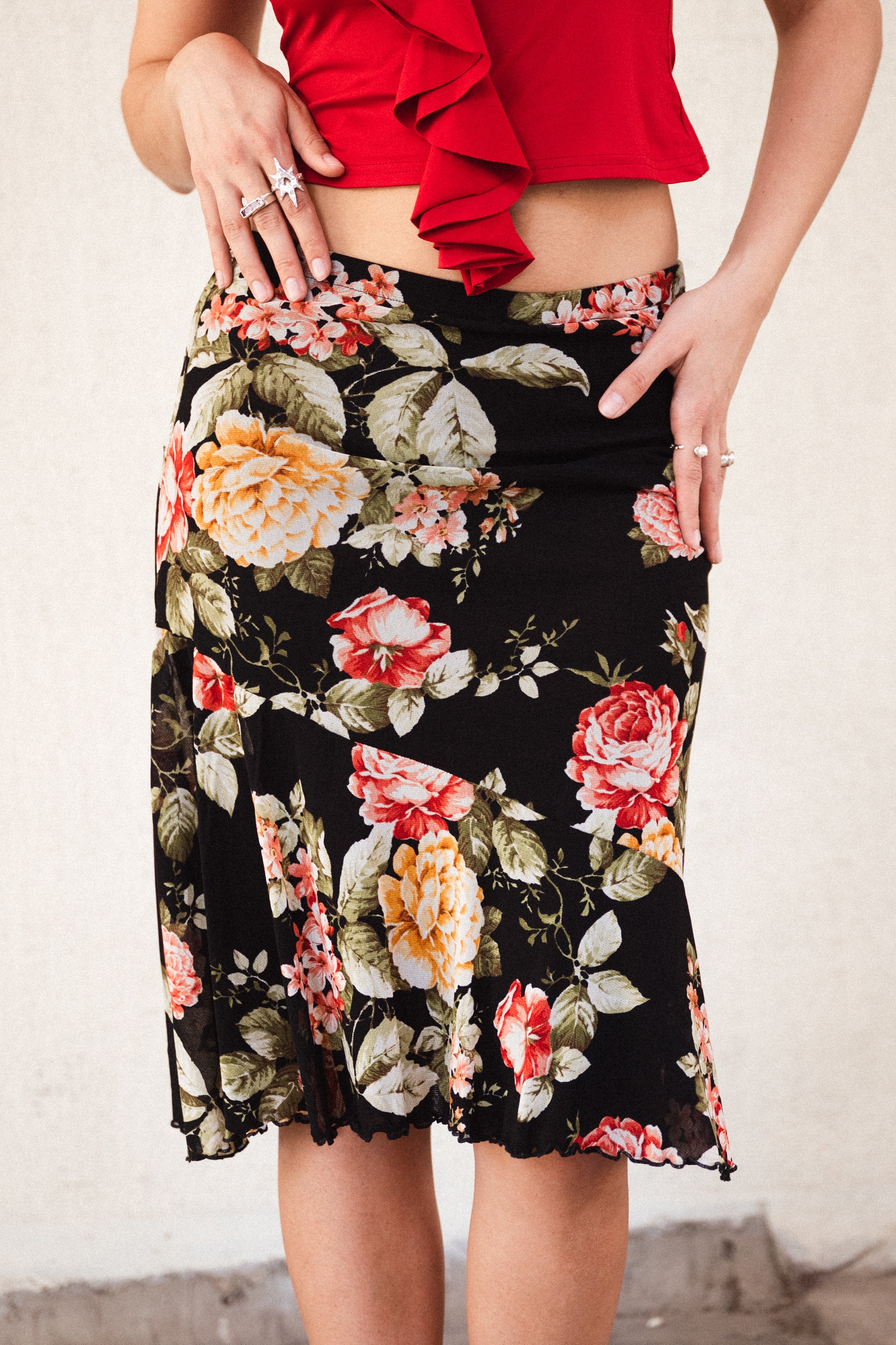 Beautiful floral skirt
