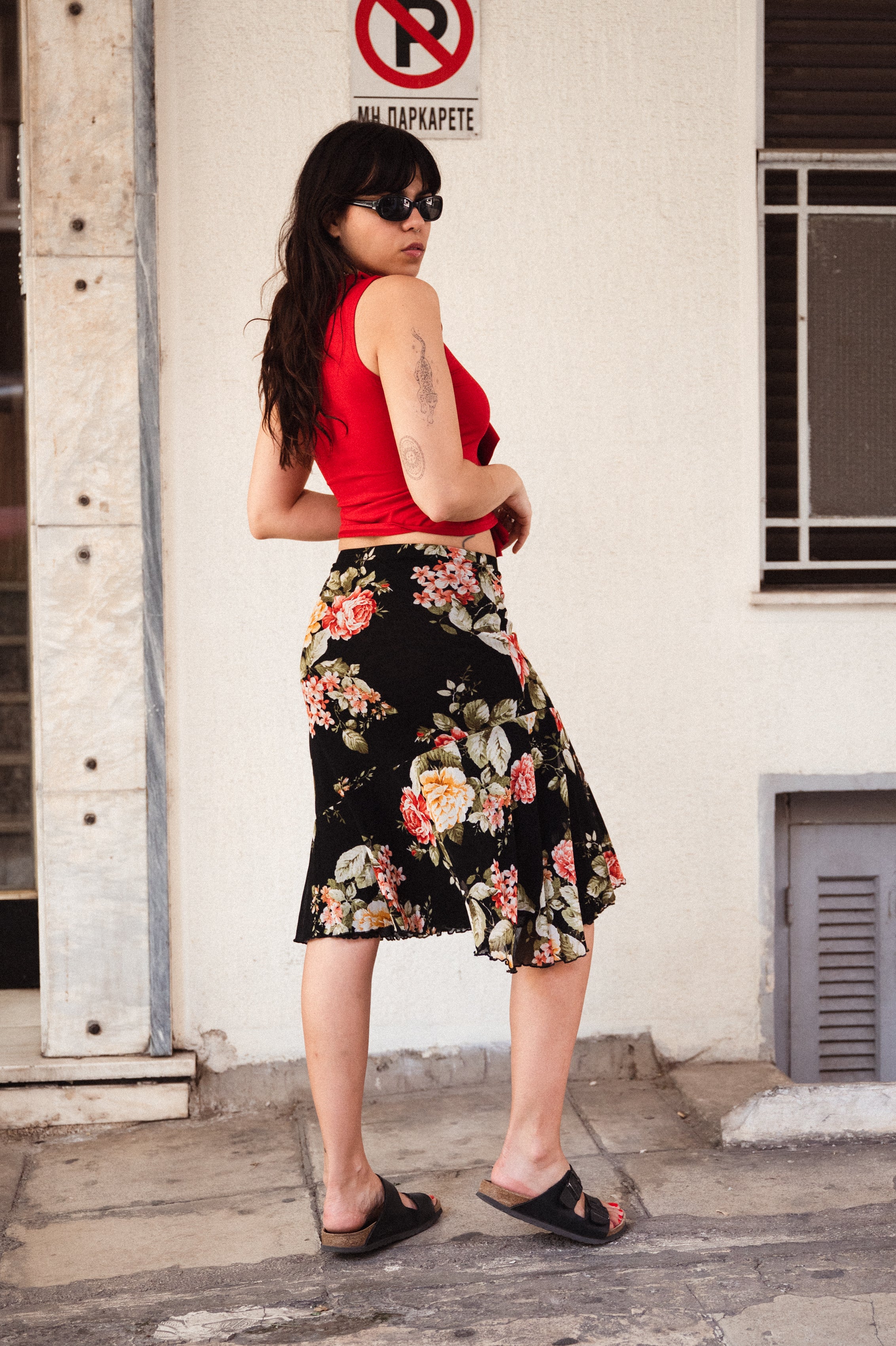 Beautiful floral skirt