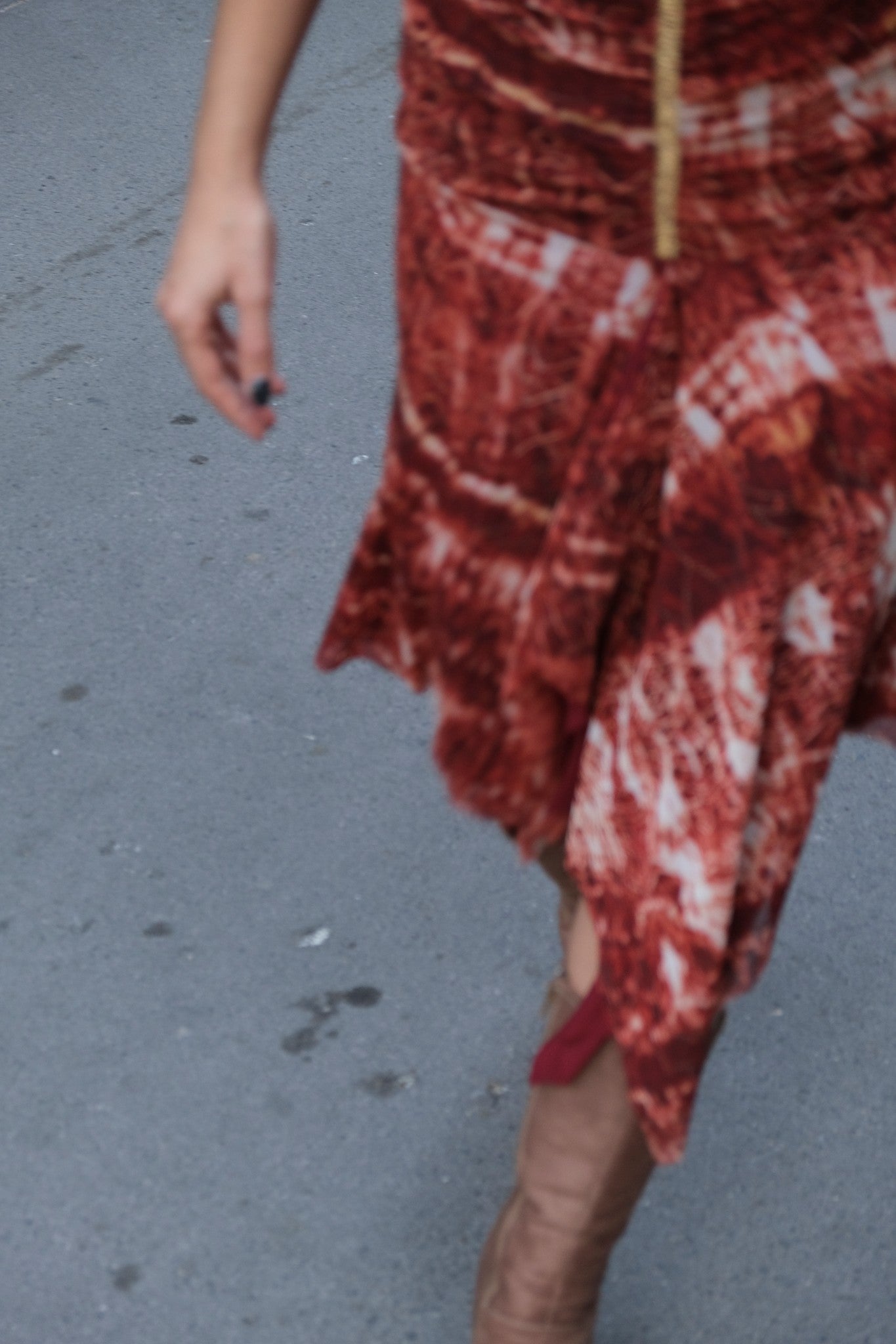 Super hot Y2K assymetrical backless dress (S/M)