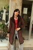 Super hot dark brown faux shearling coat
