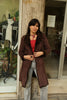 Super hot dark brown faux shearling coat