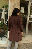 Super hot dark brown faux shearling coat