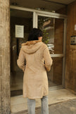 Beautiful 70s inspired faux afghan coat with emproired detailing