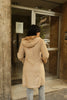 Beautiful 70s inspired faux afghan coat with emproired detailing
