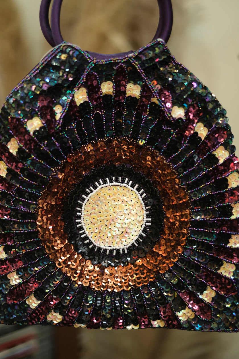 Gorgeous deadstock handbag with sequin detailing