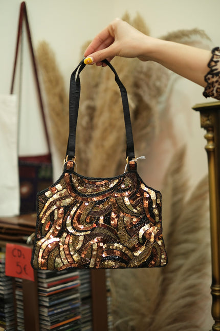 Super cute deadstock mini bag with sequin detailing