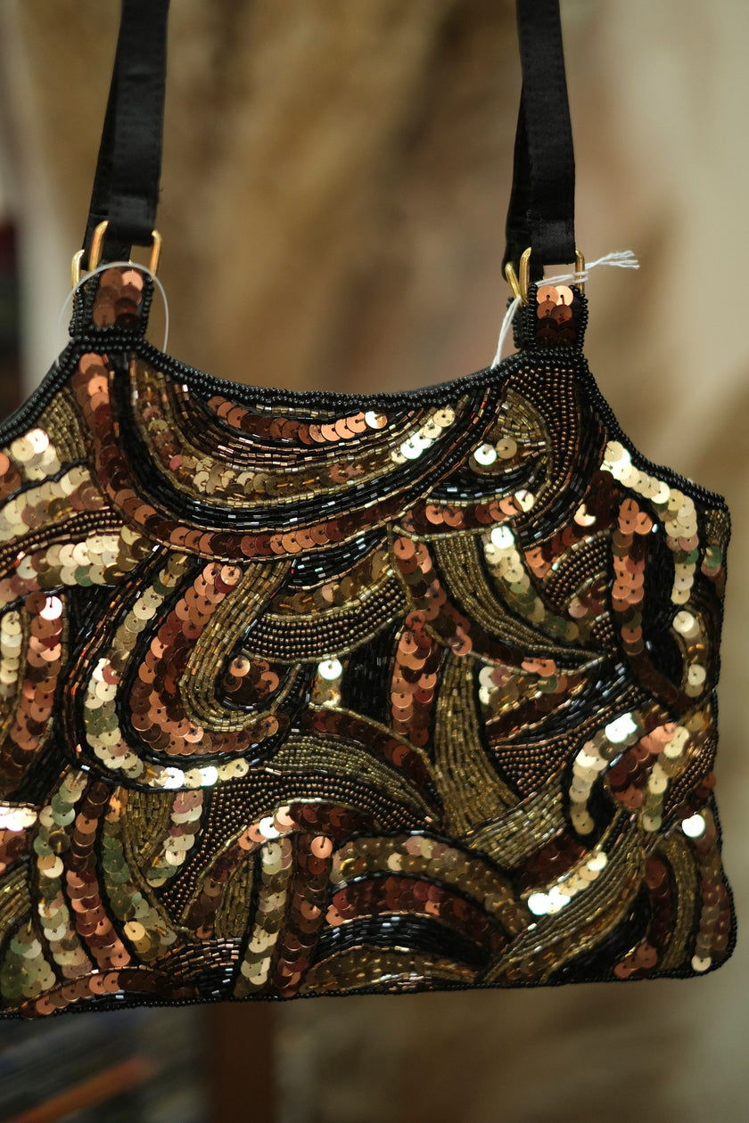 Super cute deadstock mini bag with sequin detailing