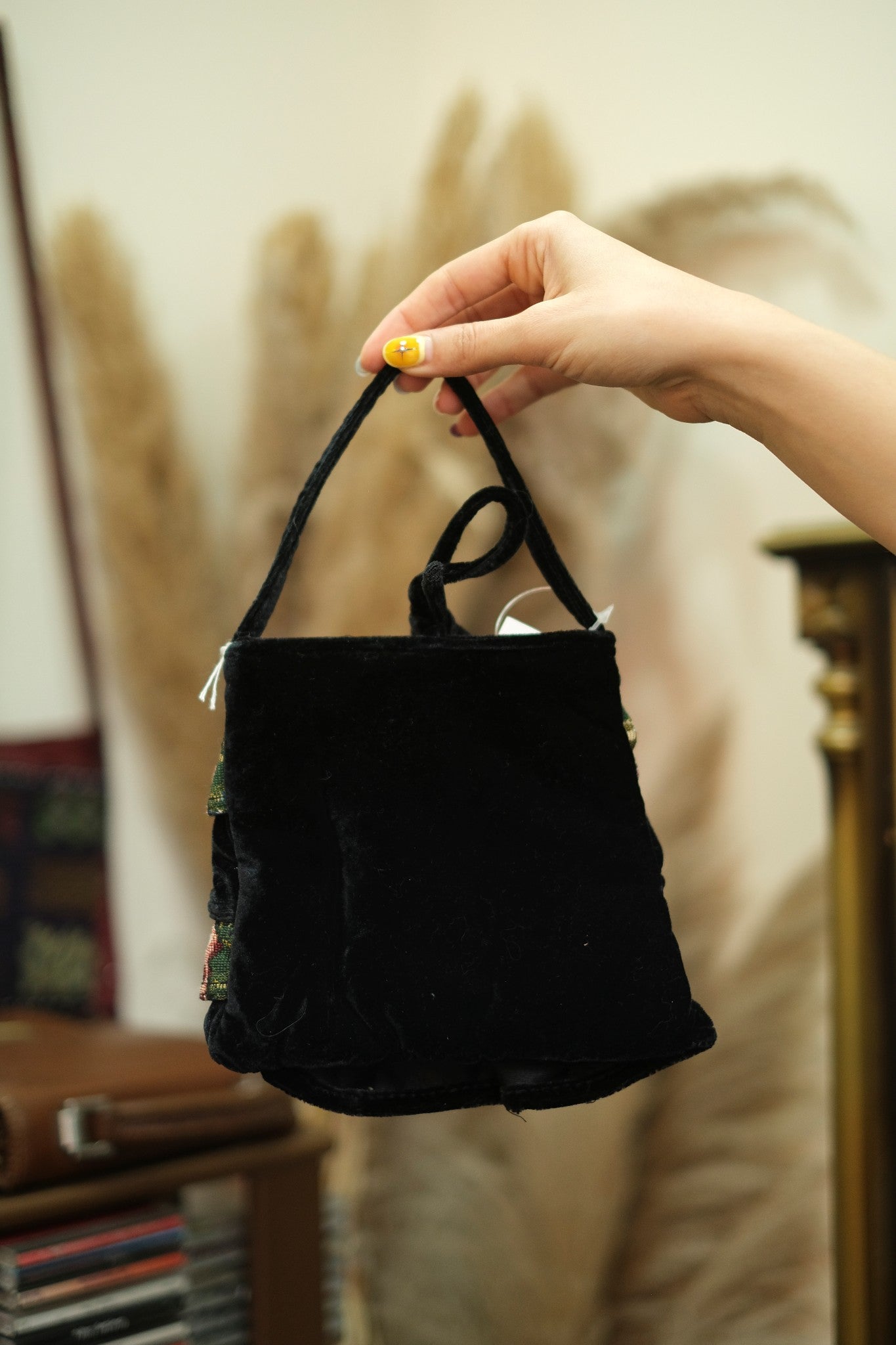 Super cute deadstock velvet mini bag