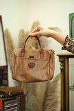 The bridge leather handbag