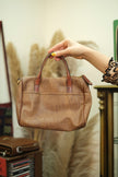 The bridge leather handbag