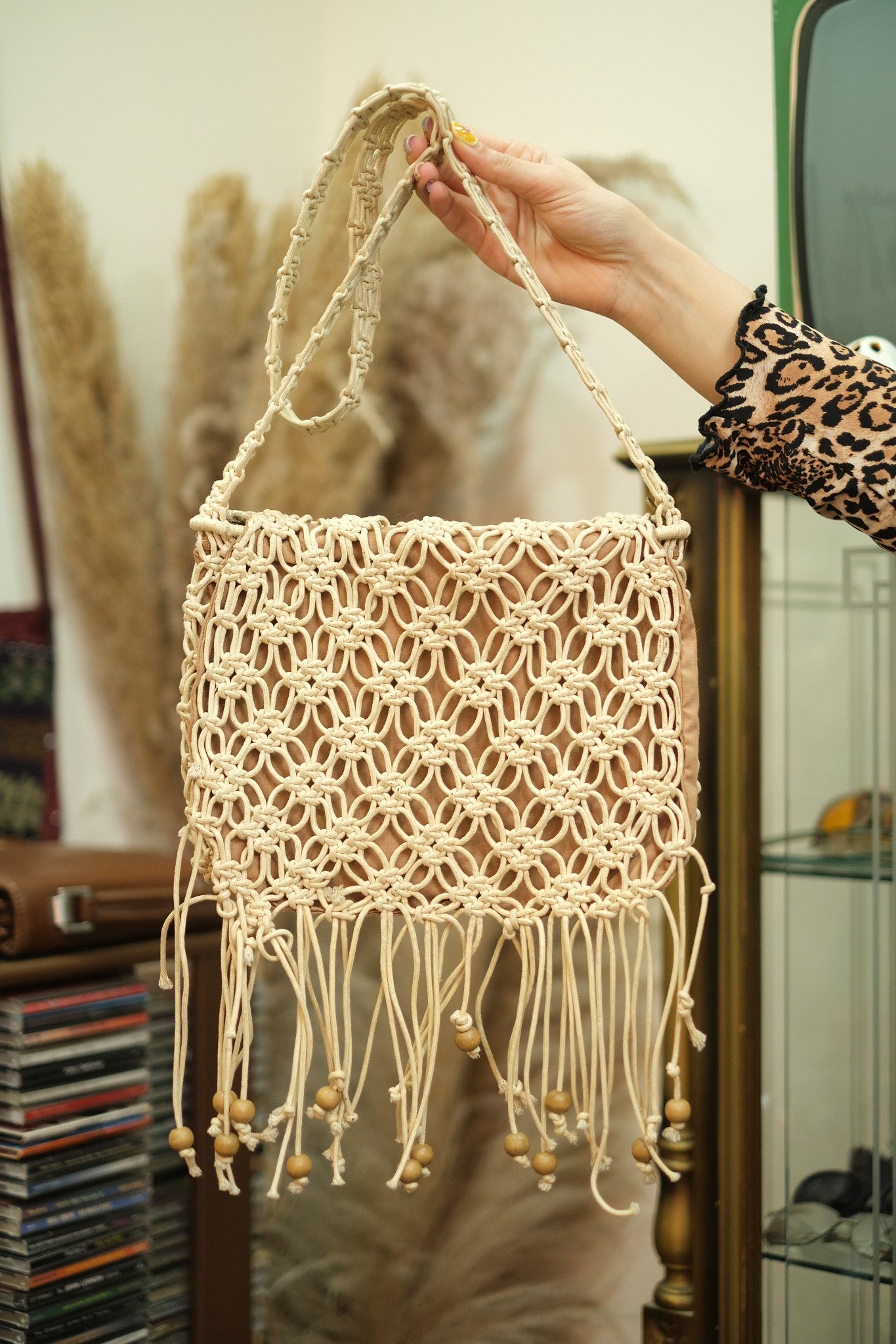 TDT Bags macrame cross body bag (made in France)
