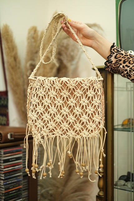 TDT Bags macrame cross body bag (made in France)