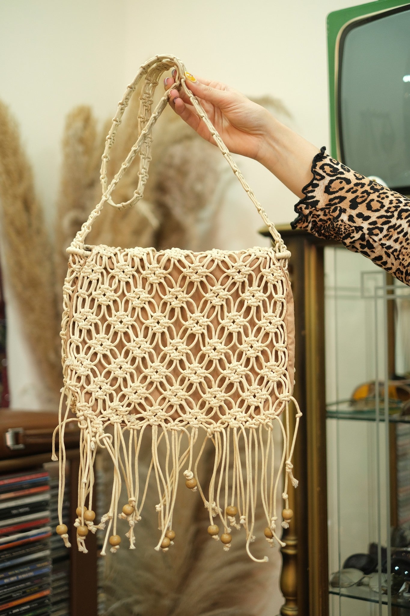 TDT Bags macrame cross body bag (made in France)