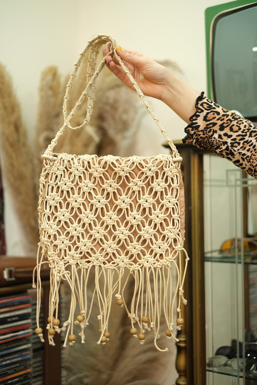 TDT Bags macrame cross body bag (made in France)