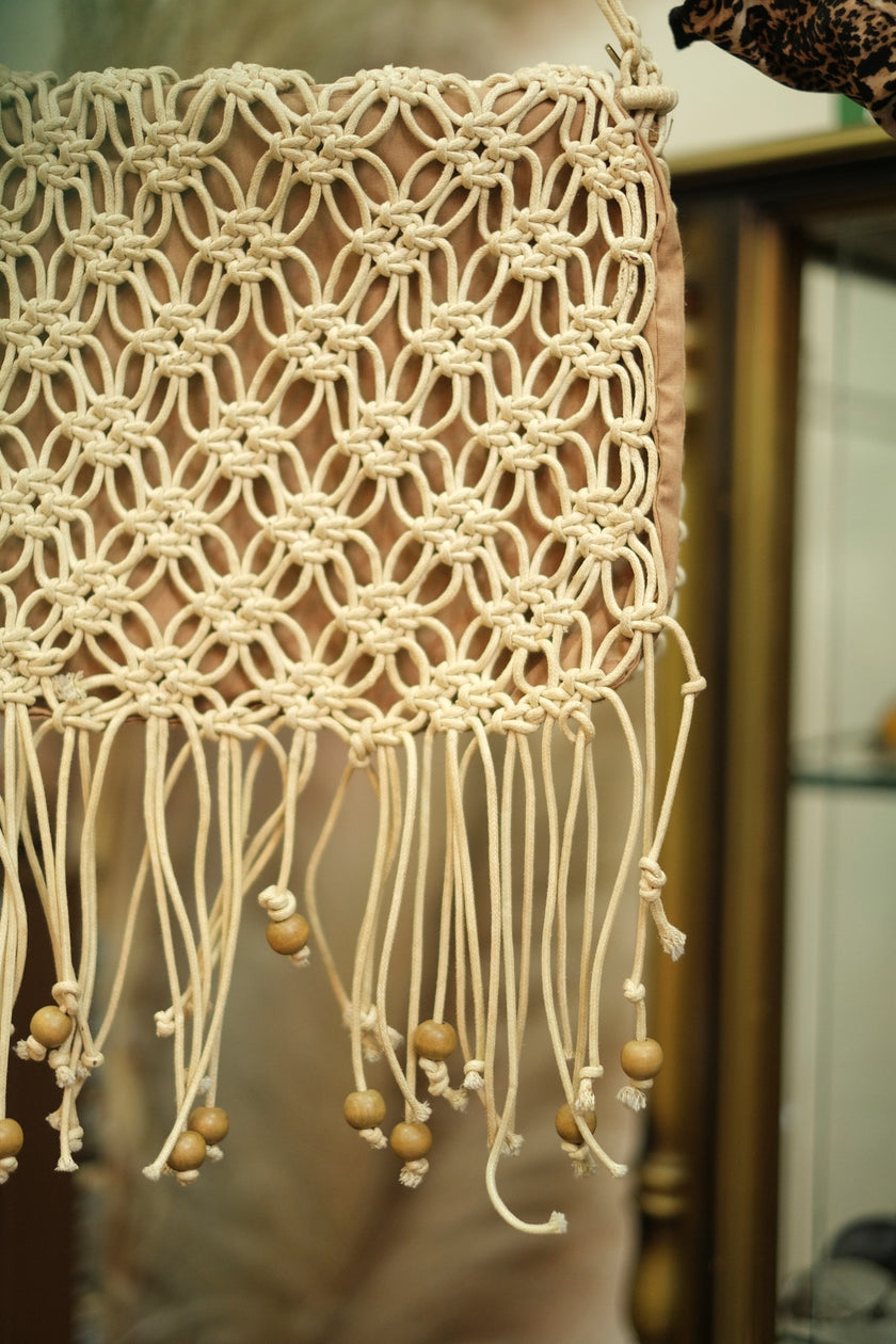 TDT Bags macrame cross body bag (made in France)