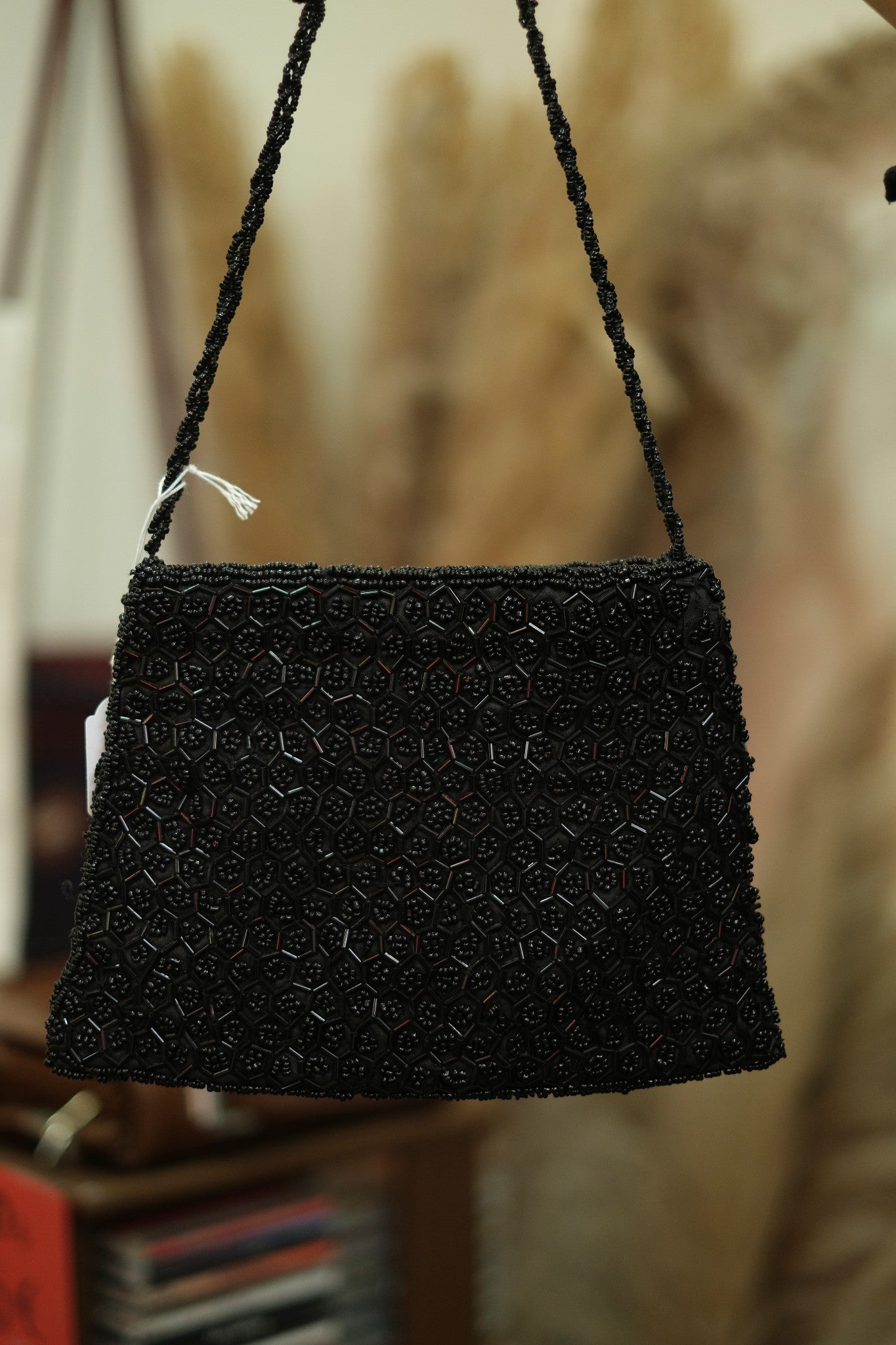 Vintage beaded cross body bag
