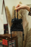 Super cute mini beaded pouch bag