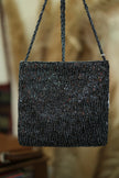 Vintage beaded cross body bag