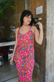 Vintage stunning maxi y2k dress with bead details (S/M)