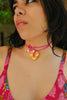 Cerabow handmade flower choker