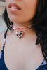Cerabow handmade heart choker