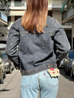 Dark wash denim jacket