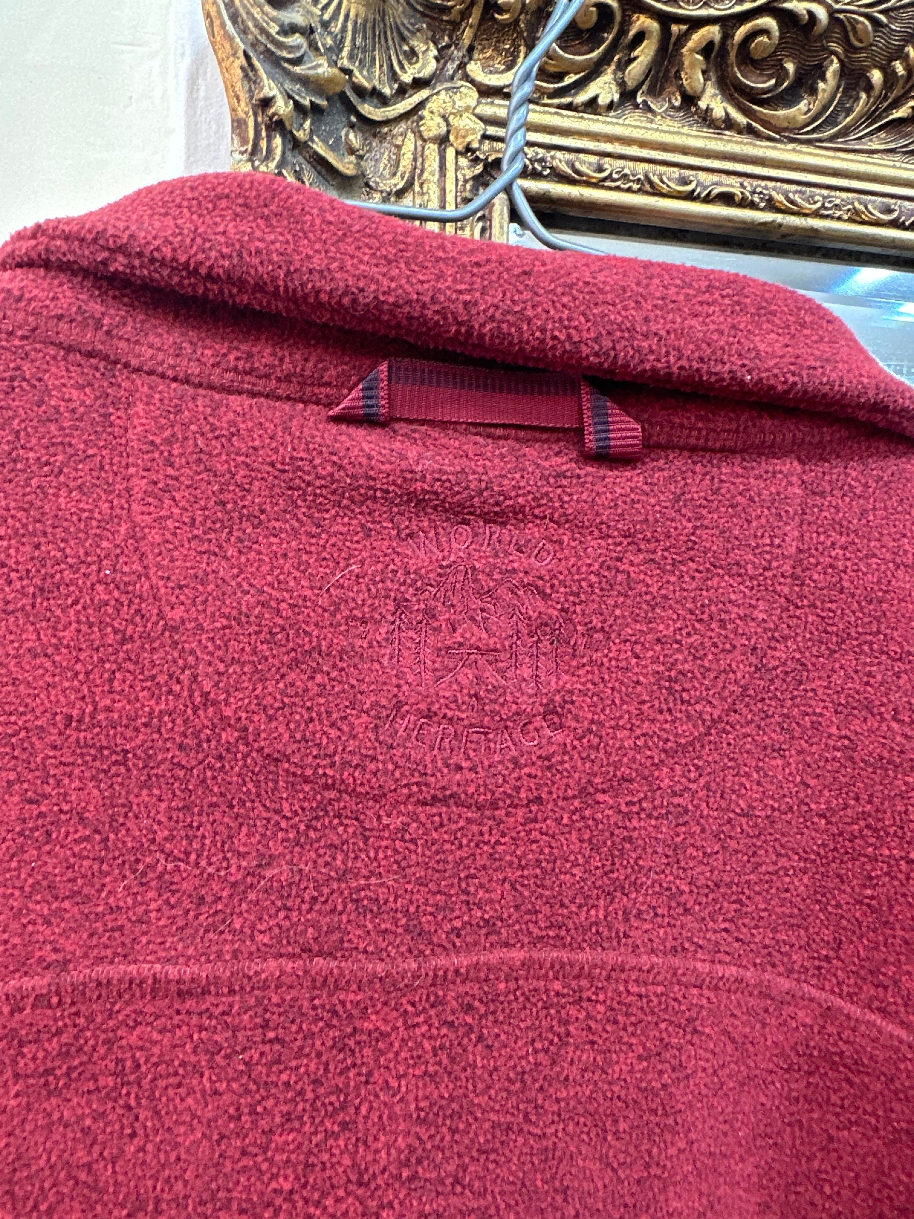 Human Nature burgundy fleece