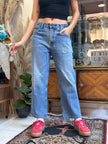 Vintage baggy hand painted jeans