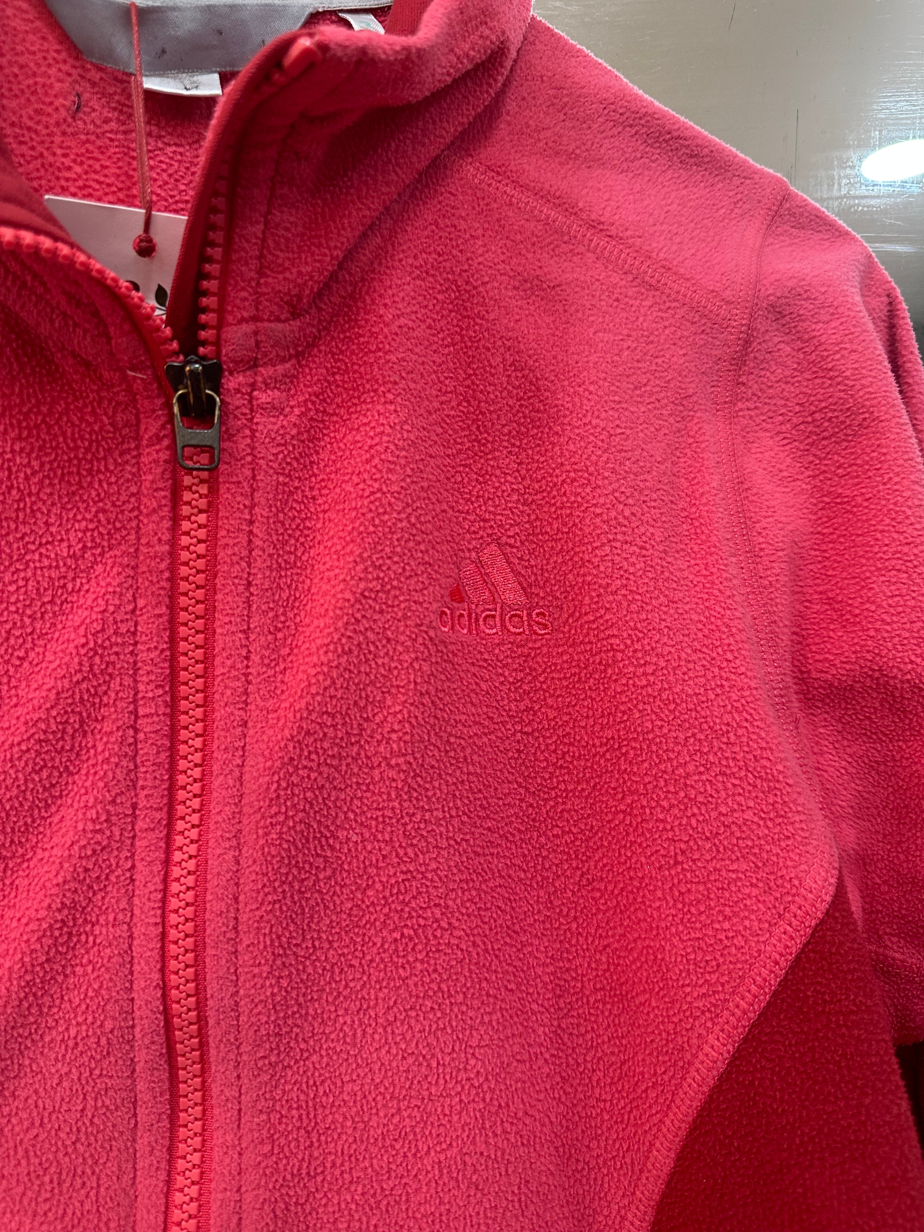 Adidas pink fleece