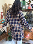 Super long flannel shirt (100% cotton)