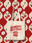 Handpicked Cherries tote bag