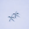 Noxpiria silver 925 starfish studs