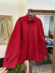 Vintage Nautica red oversized fleece