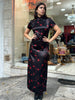 Stunning maxi qipao style dress