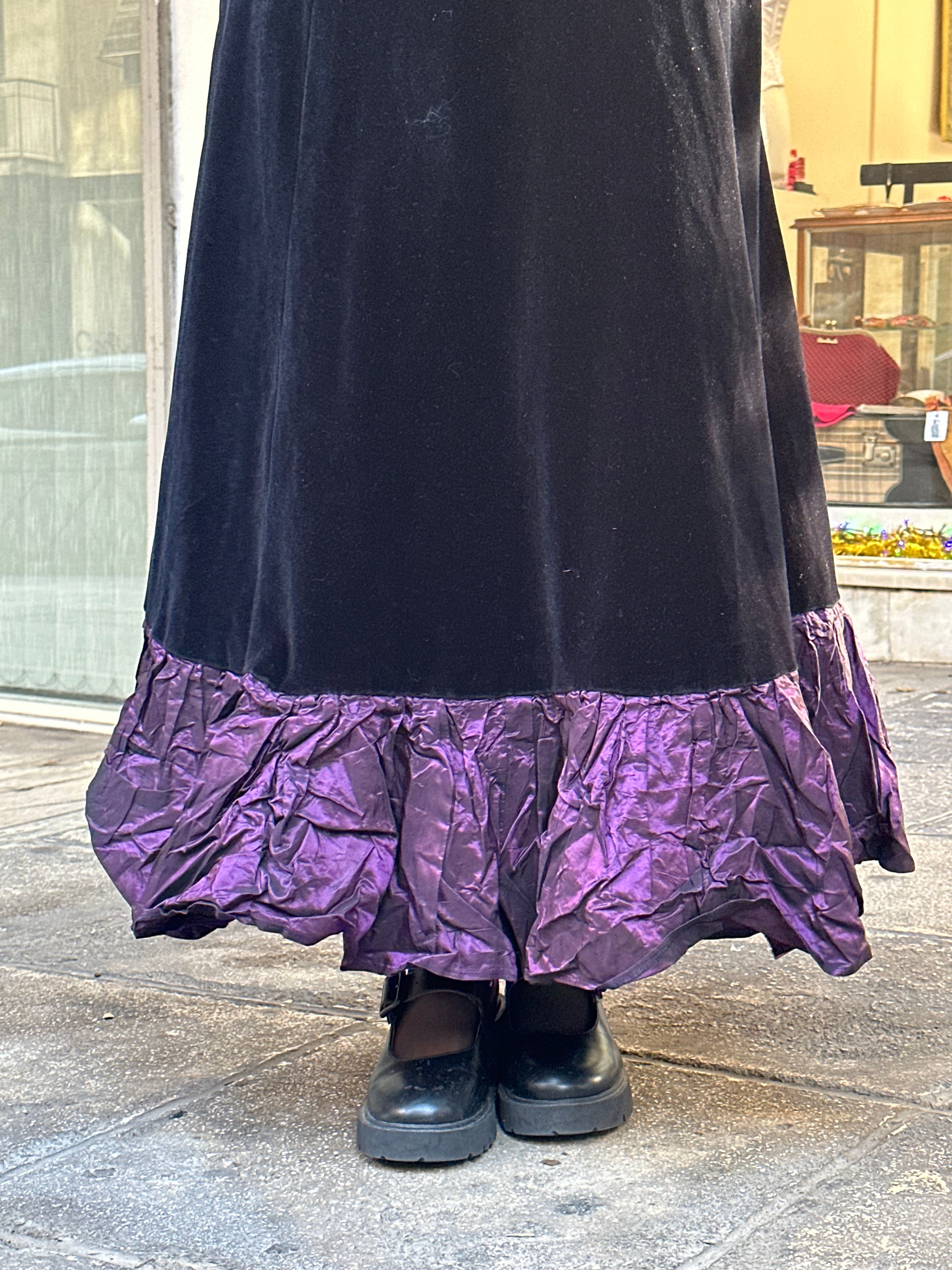 Vintage velvet dress