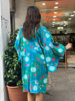 Vintage patterned yukata robe