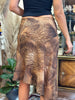 Stunning Cinema animal print asymmetrical skirt