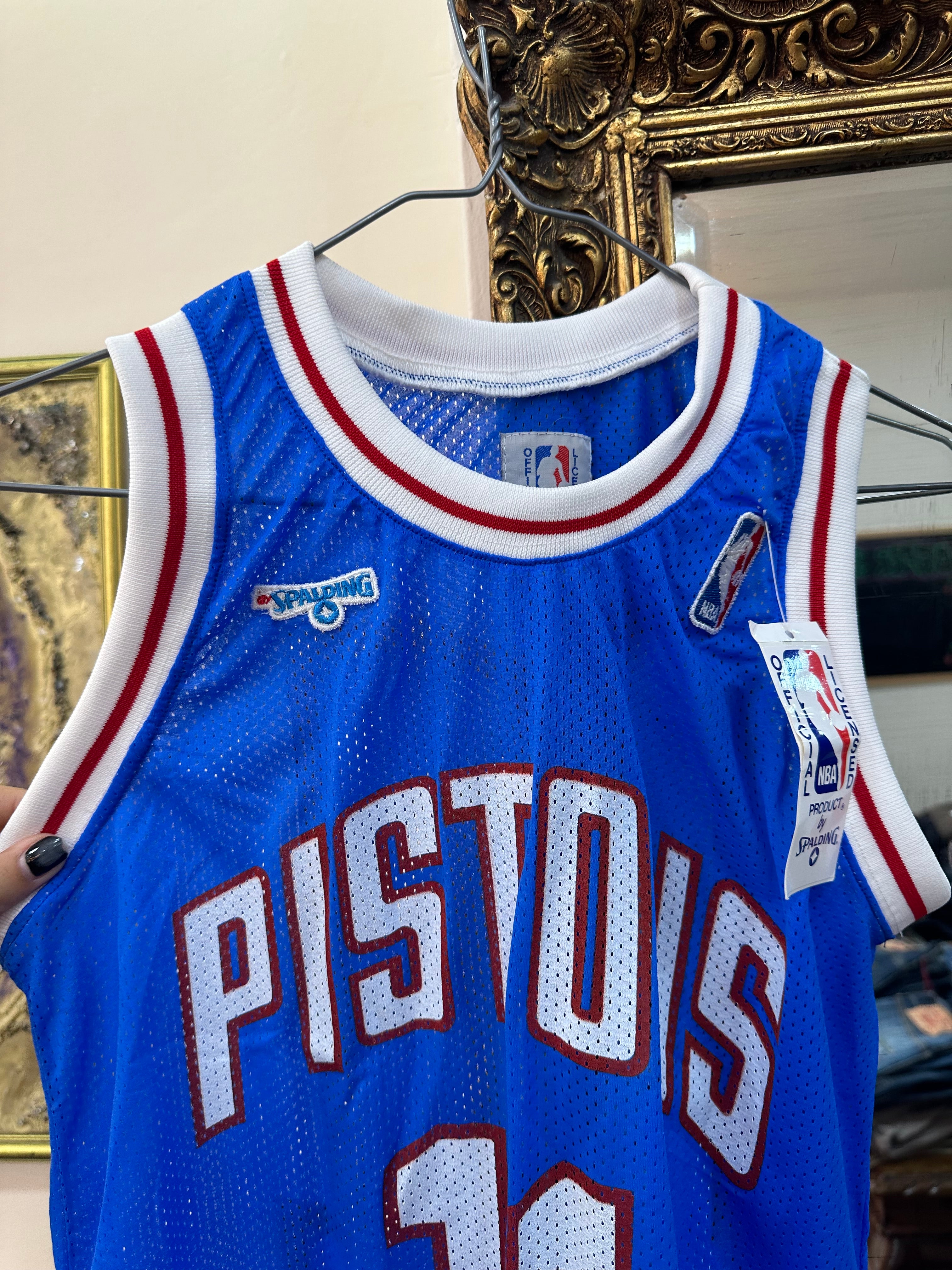 Pistons basketball jersey