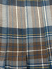 Vintage plaid pleated skirt