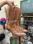 Vintage genuine leather cowboy boots