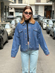 Vintage oversized denim jacket